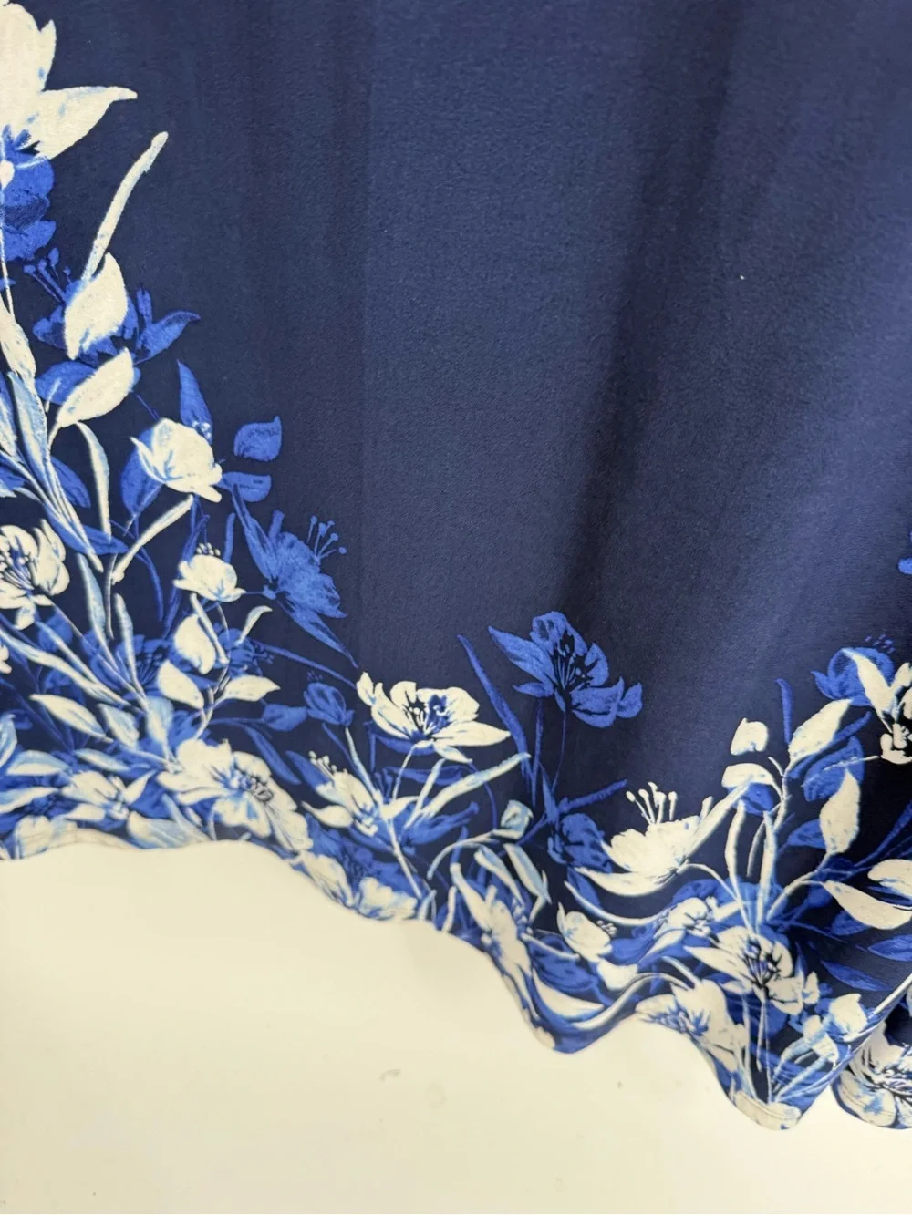 Tommy Bahama Flor Da Vida Maxi Dress Island Navy Floral Sleeveless Boho Large - Picture 5 of 7